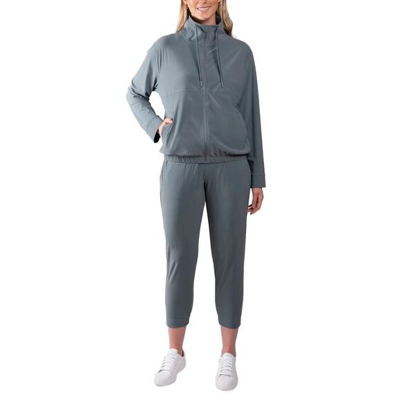 Kirkland Signature Ladies’ Active Ankle Pants Black & GRAY Size XL XXL Stretch - Picture 3 of 5